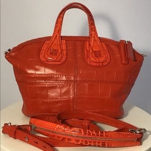 *SOLD* Givenchy Red Croc Embossed Purse/Crossbody